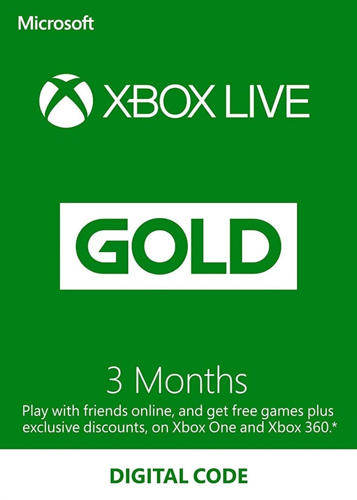 Xbox live gold discounts store